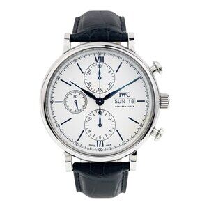 IWC Portofino Stainless Steel White Dial 42mm Automatic Men’s Watch IW391024